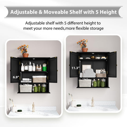 Mino Kesper wall-mounted storage optimizes small bathrooms and laundry areas.