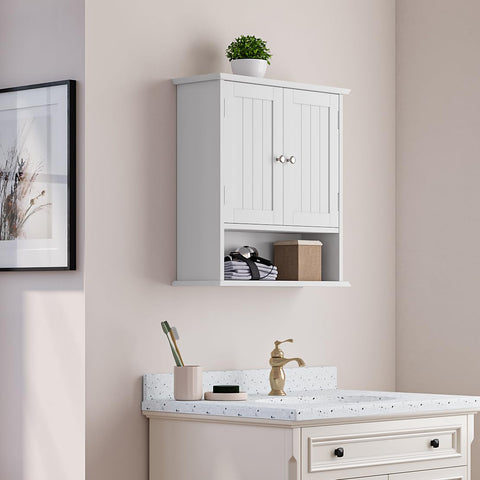 Mino Kesper over-toilet cabinet enhances bathroom organization and efficiency.