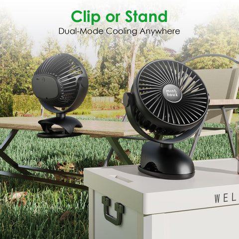 Minthouz 360° adjustable airflow for precise direction