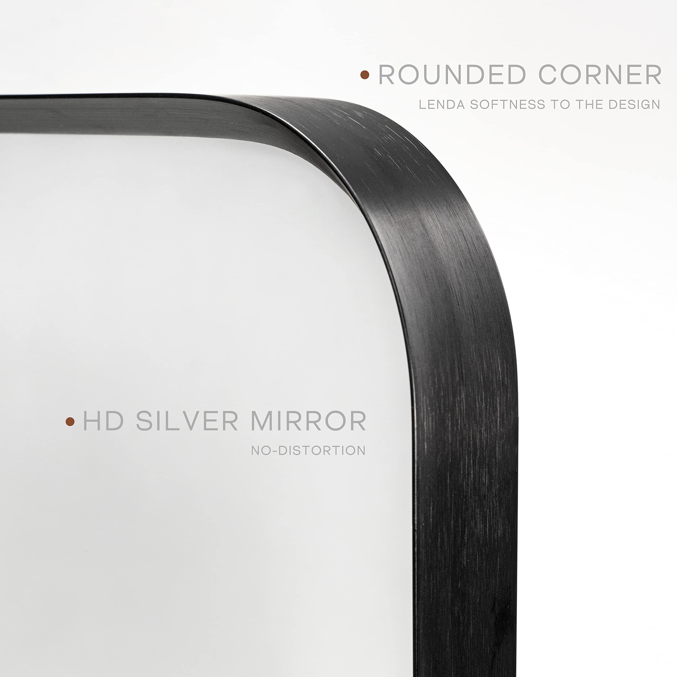 Minuover wall mount mirror vertical mount demonstrates flexible installation for space saving