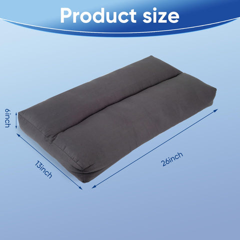 MINUPWELL knee pillow demonstrates hip-to-knee alignment support for better sleep.