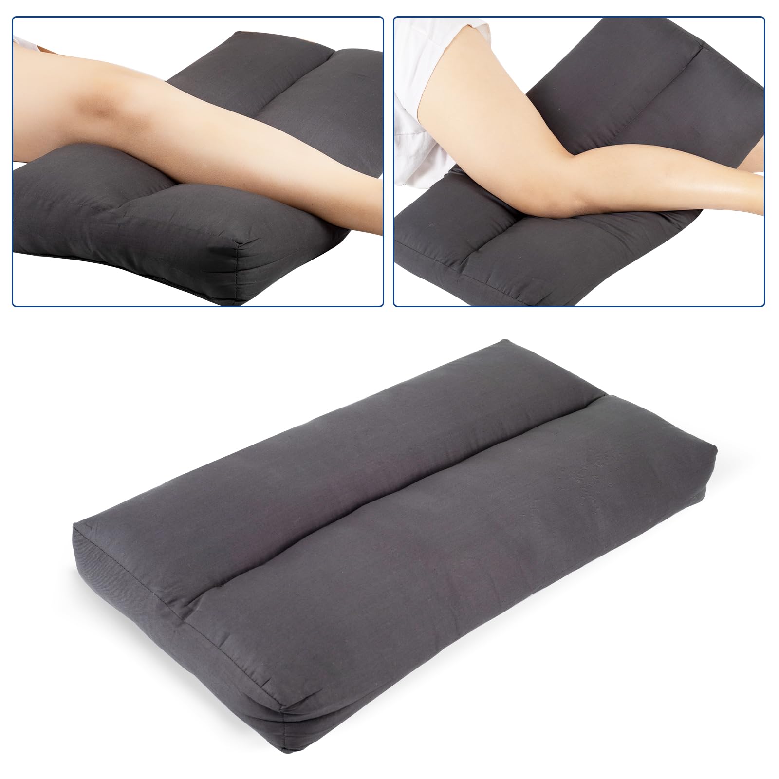 MINUPWELL knee pillow travel-friendly size is ideal for on-the-go relief.
