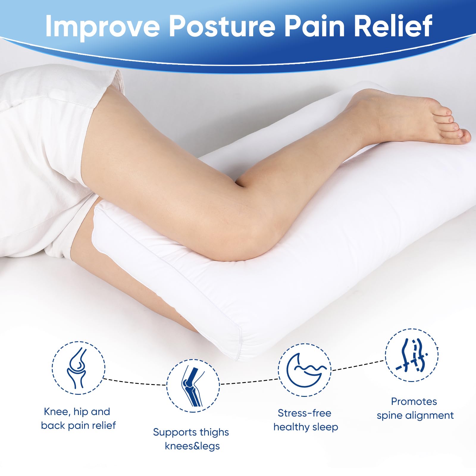 MINUPWELL pillow seam midline helps it stay in place through night movements.