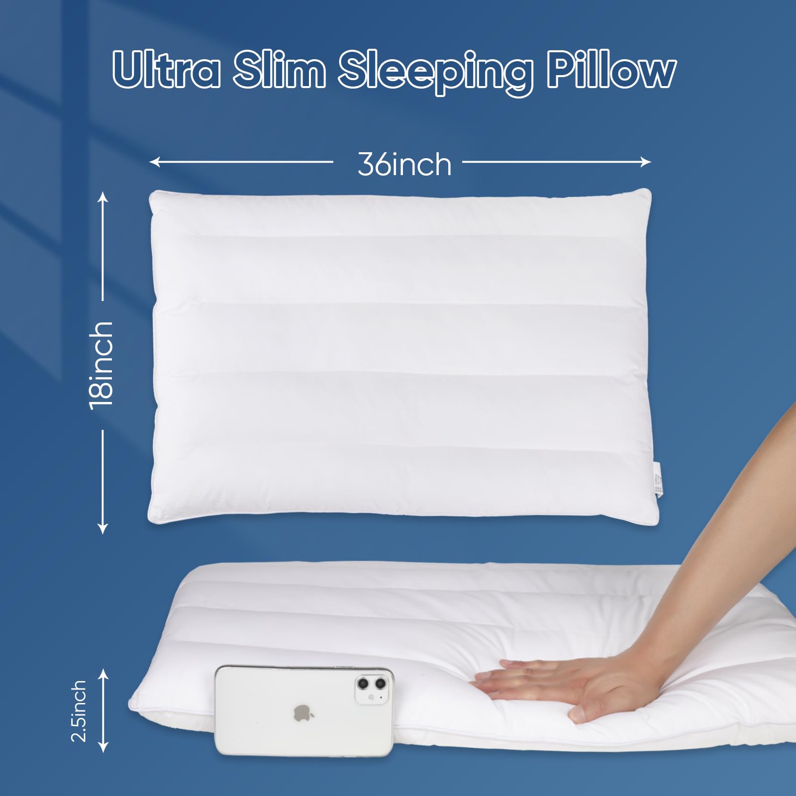 MINUPWELL cotton cover is soft, breathable, and gentle on skin.