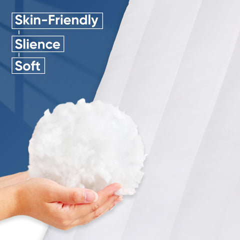 MINUPWELL pillow is machine washable for easy cleaning.