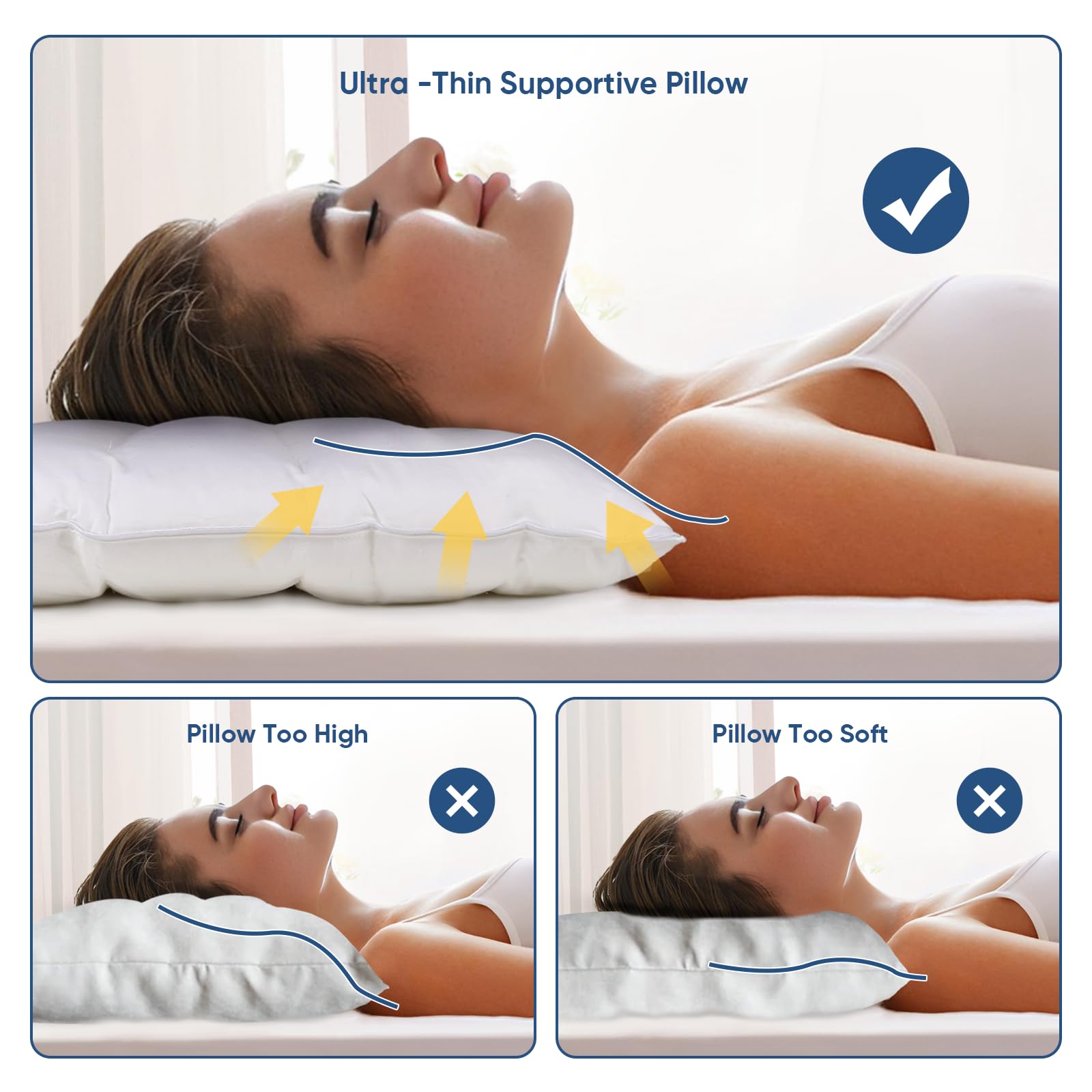 MINUPWELL ideal for stomach sleepers offering medium-firm support.
