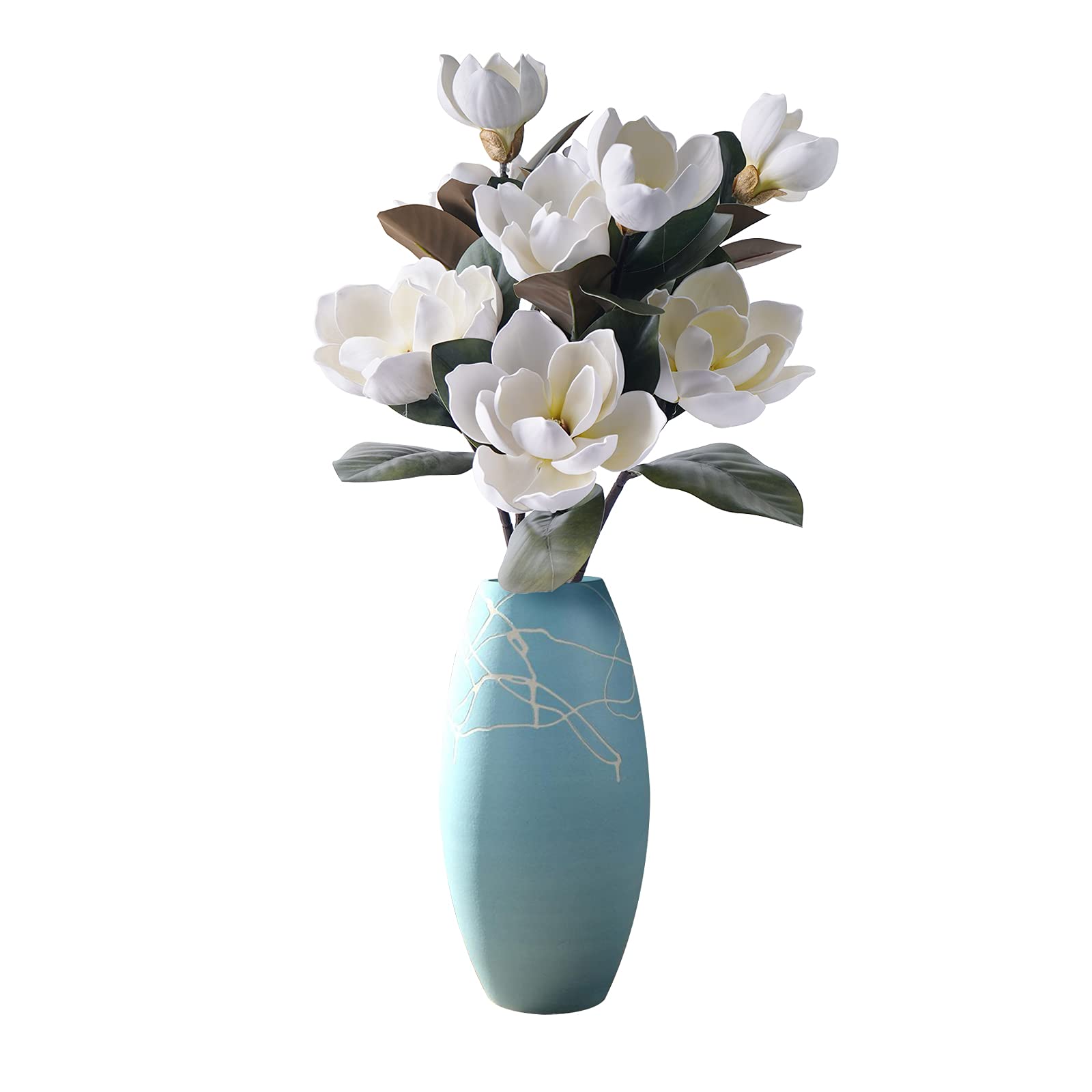 MINYULUA magnolia stem leaves and buds detail for premium arrangements