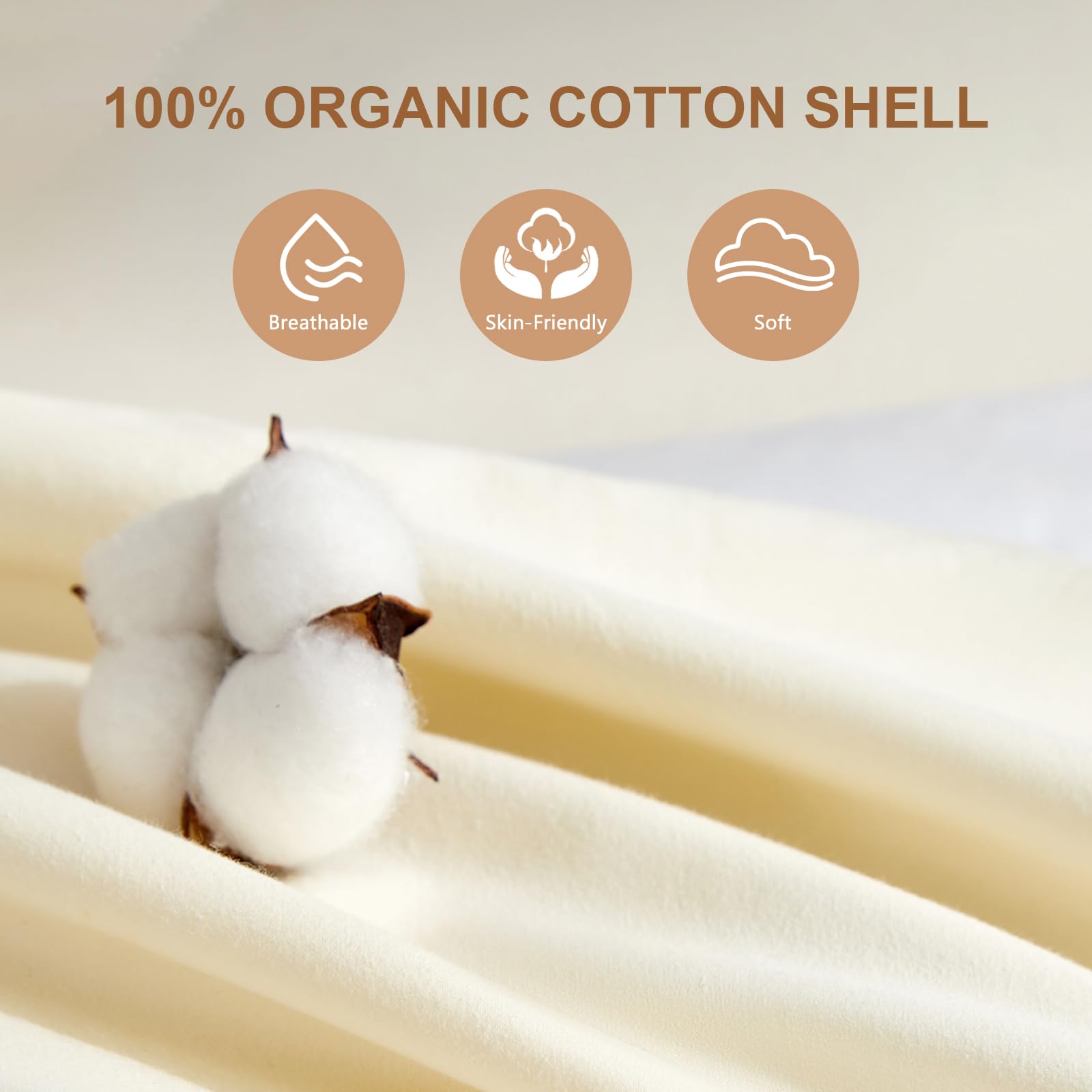MIOTO dual-layer pillowcase outer cover enables easy machine washing.