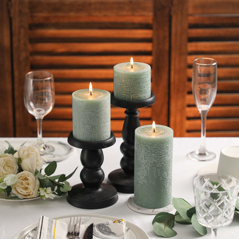 MIRASCENTS 3x6 inch candles offer hand-poured craftsmanship and ice-inspired texture.