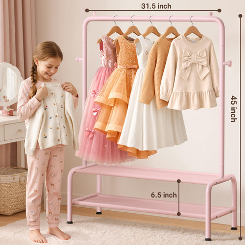 Mirolam princess room decor idea shows cute, practical dressing area.