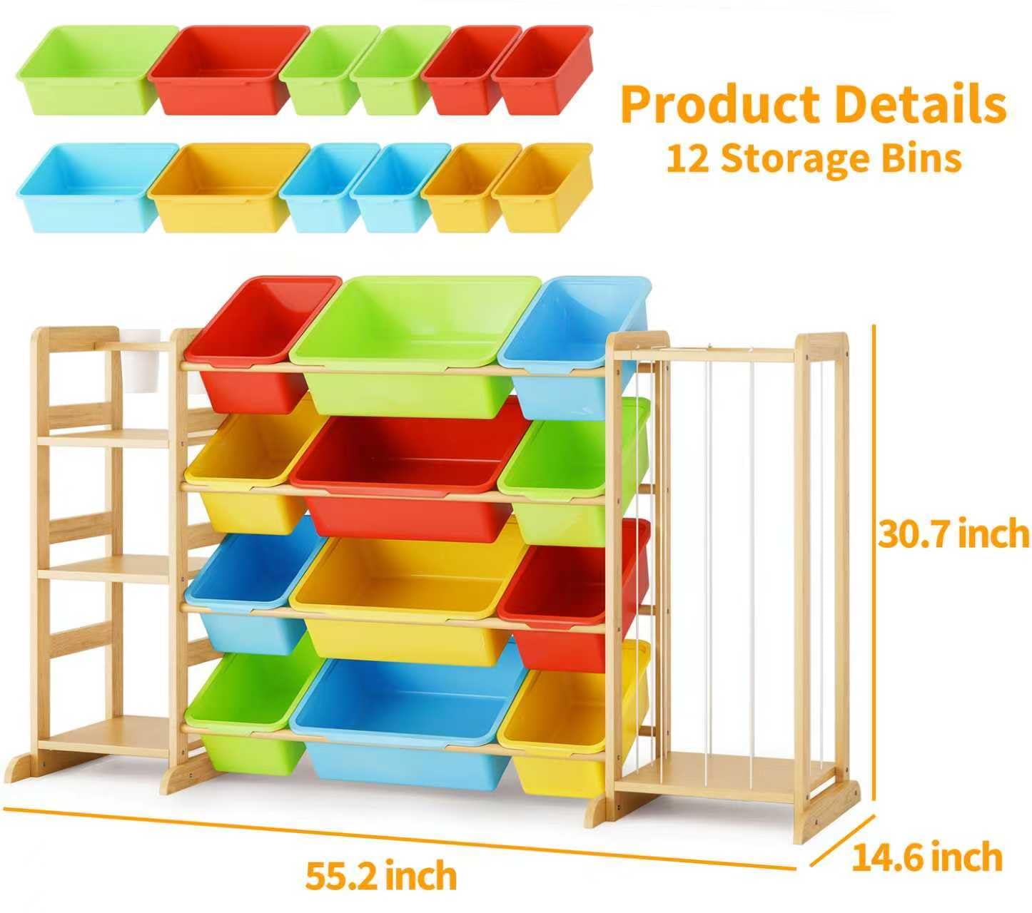 Mirolam toy storage organizer room setup complements playroom and living room decor