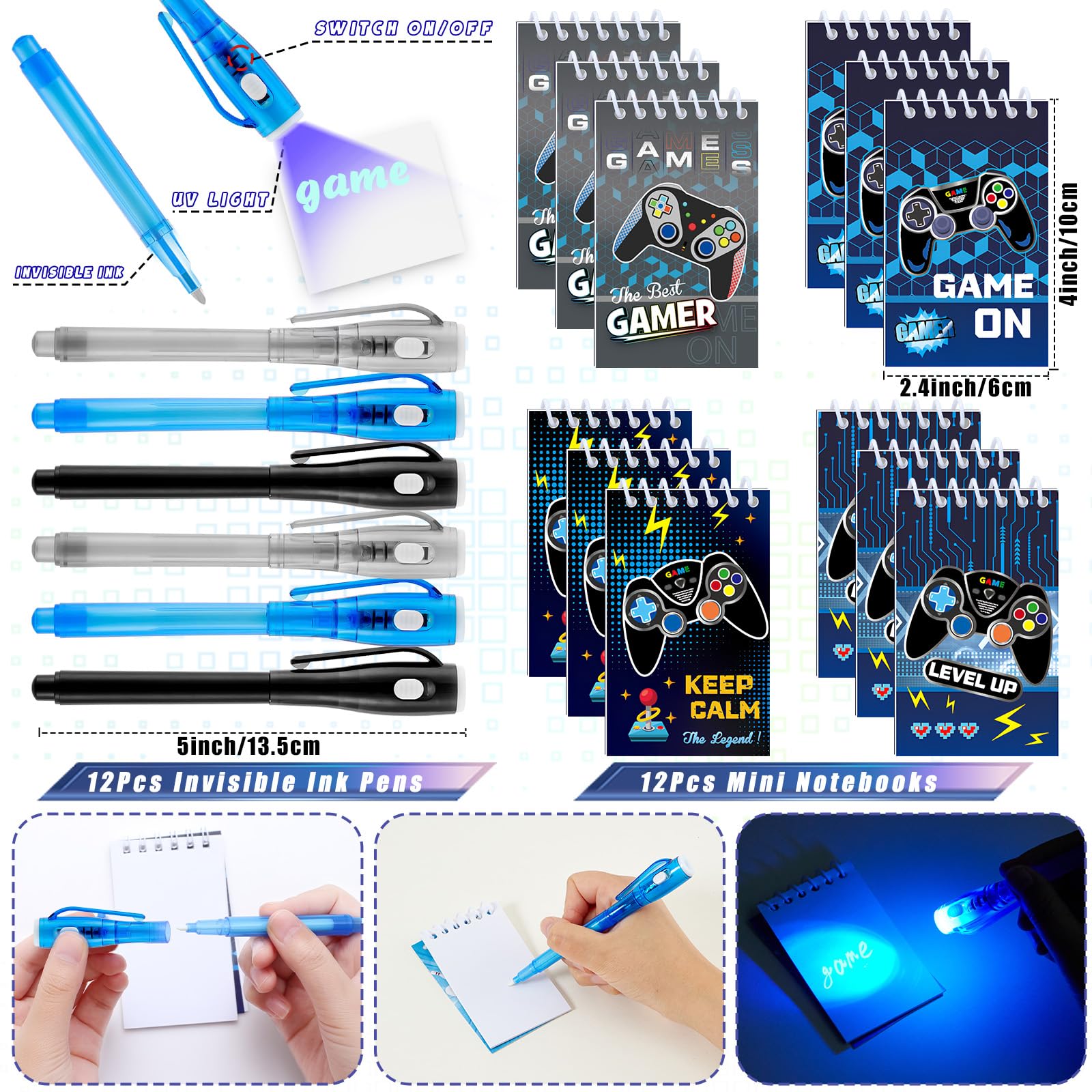 Mishopy mini notebook in four styles for party journaling