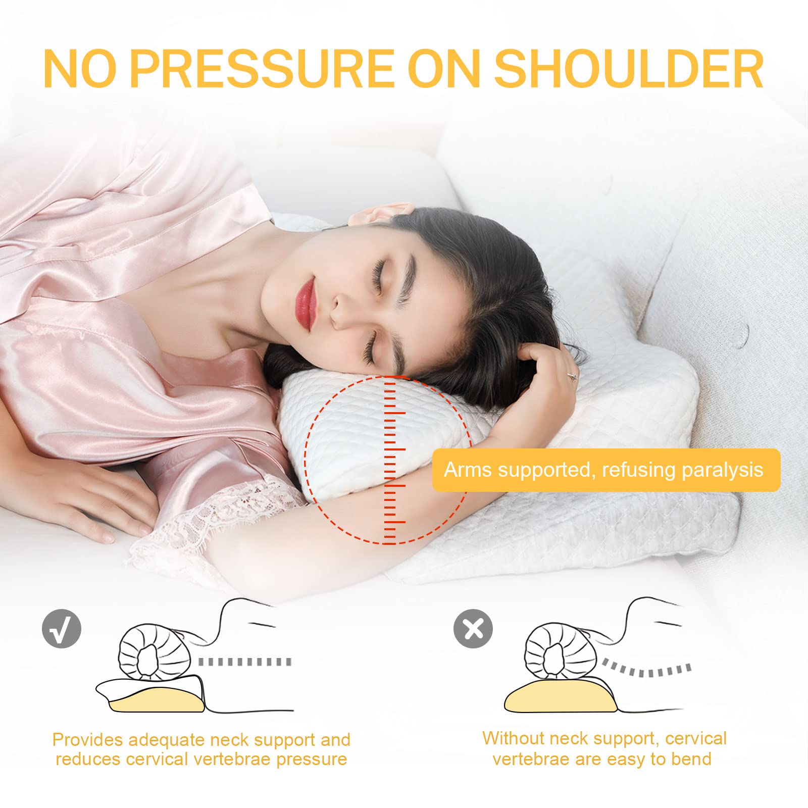 Machine-washable cover simplifies care and keeps your sleeping space fresh.