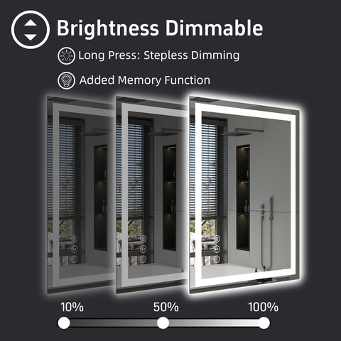 Miskerm tempered glass ensures a safe, durable bathroom mirror