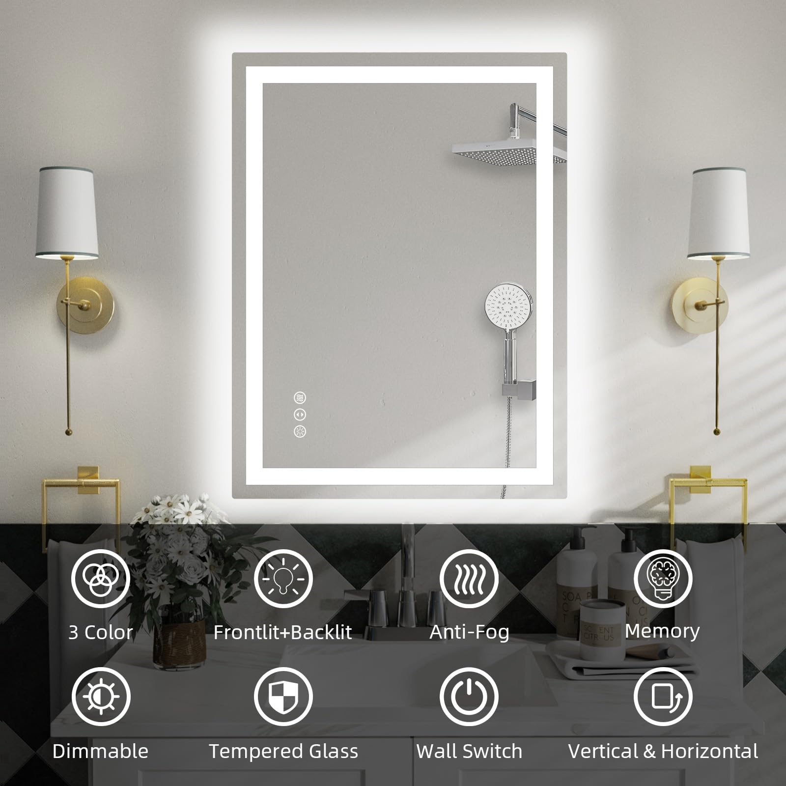 Miskerm supports vertical or horizontal mounting for flexible placement