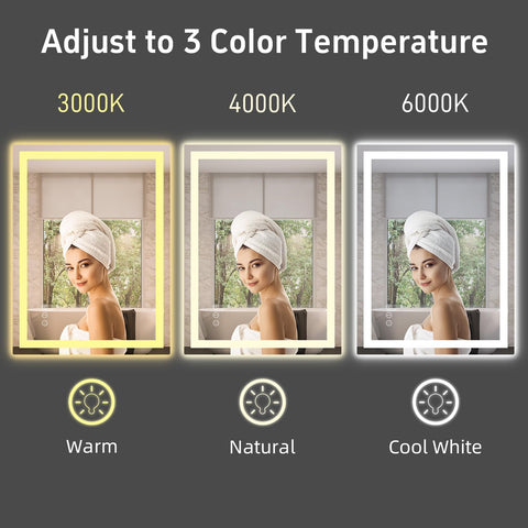 Miskerm anti-fog feature keeps the reflection clear after showers