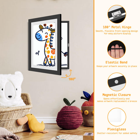 MISNEACH frames with Plexiglas cover protect artwork during display