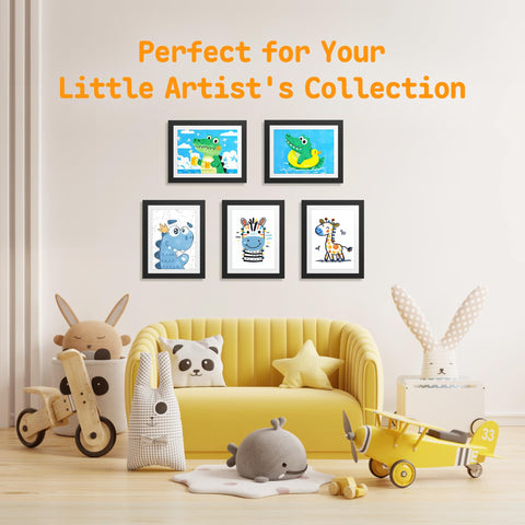 MISNEACH wall display frames for kid art showcases