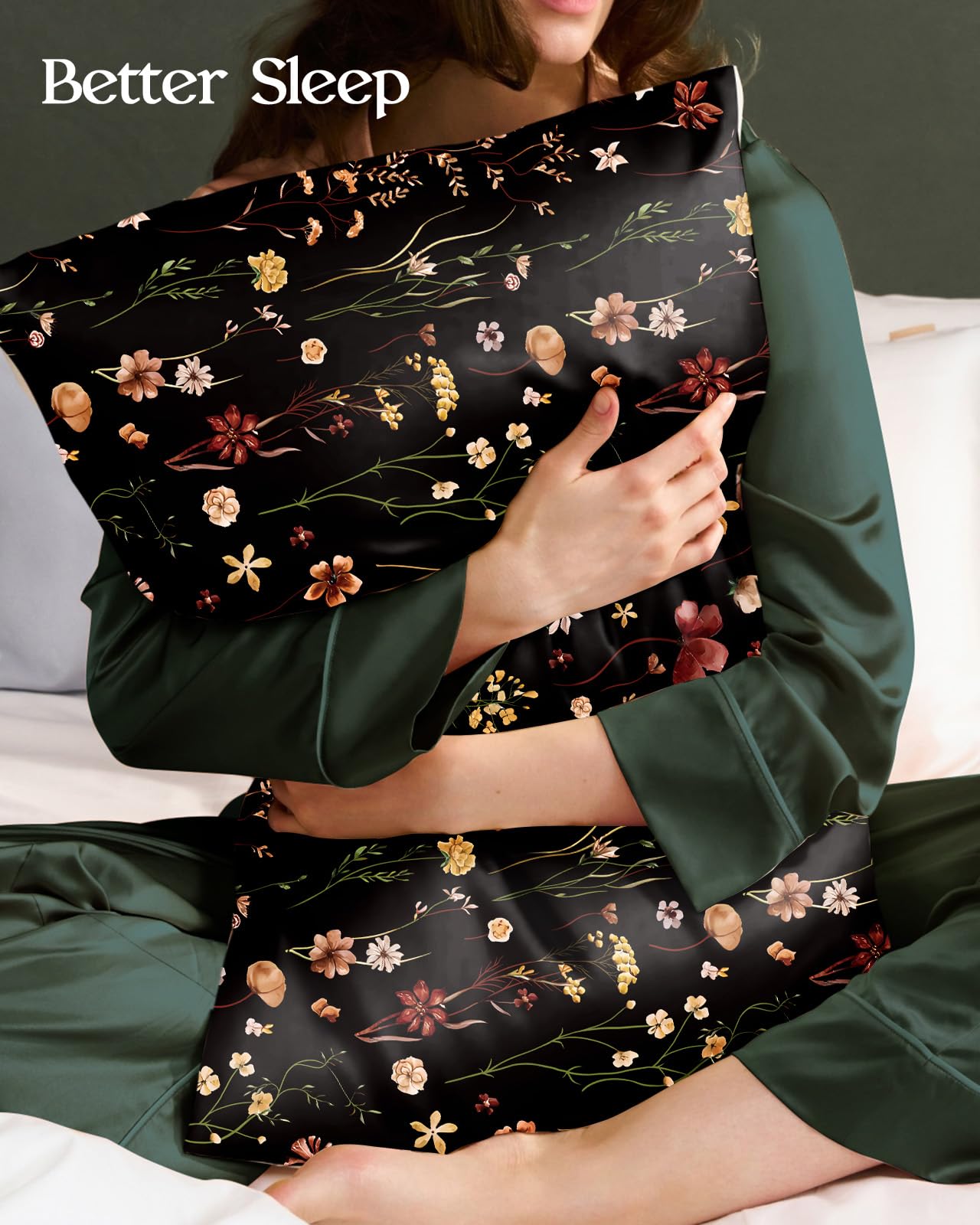 Miss Adola hidden zip closure on pillowcase for secure overnight fit