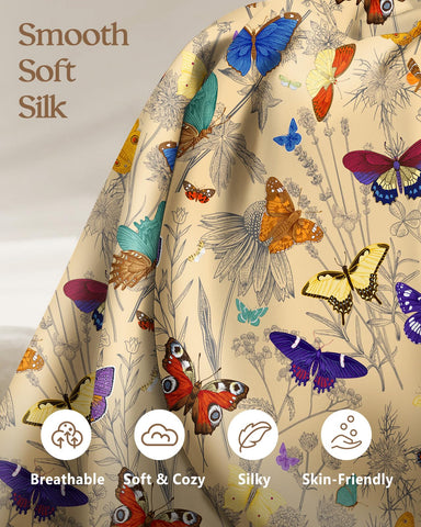 Hidden zipper detail on Miss Adola pillowcase for secure nightly use.