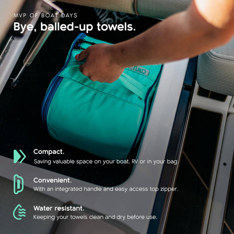 MISSION Tuko soft feel towel with premium microfiber texture