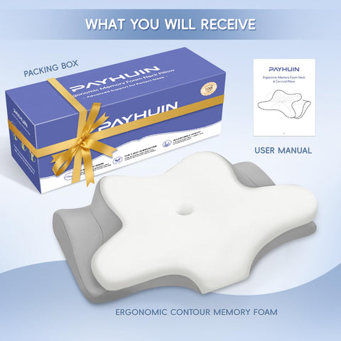 Missleep cervical neck pillow packaging presented as gift-ready option