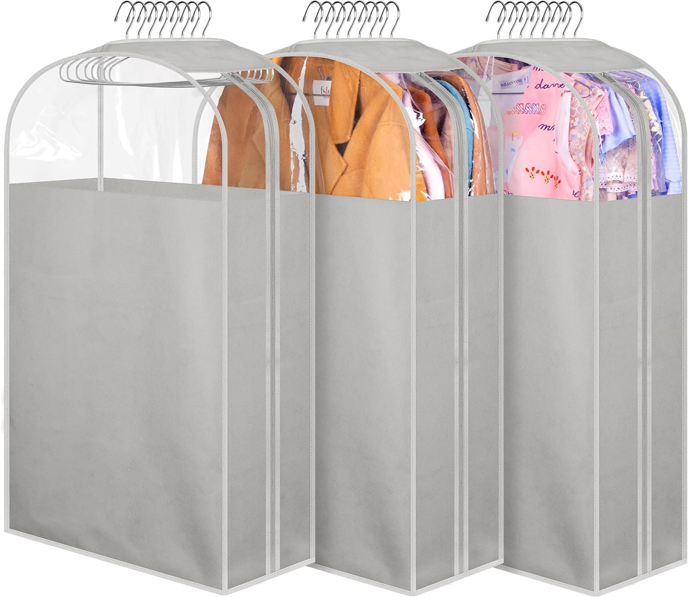 MISSLO 32-inch garment bag with 10-inch gusset for wrinkle-free storage.