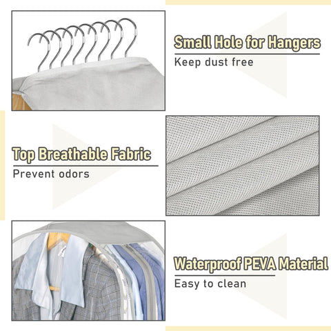 MISSLO 32x22x10 bag keeps closets tidy and items organized.