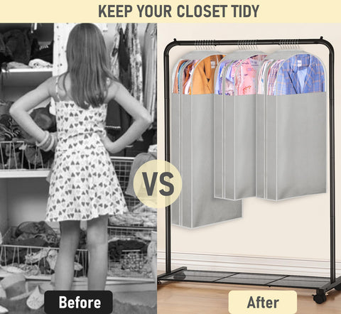 MISSLO bags help keep your closet tidy.