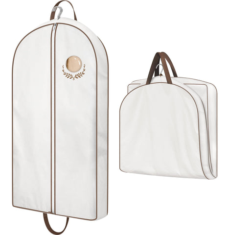 MISSLO 40-inch cotton garment bag fabric close-up showing breathable material