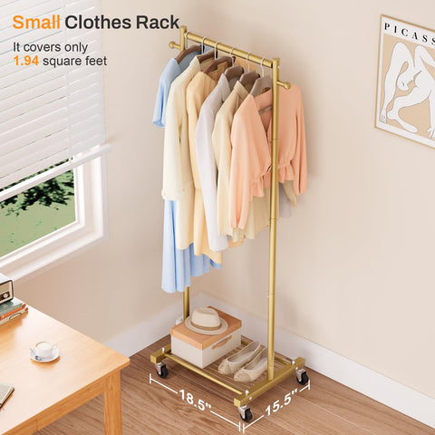 MISSLO compact wardrobe fits small spaces while keeping clothes organized