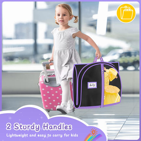 MISSLO garment bag features ID pocket for name tags.
