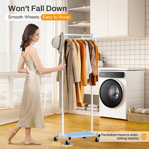 MISSLO durable metal frame in black finish provides sturdy daily support.