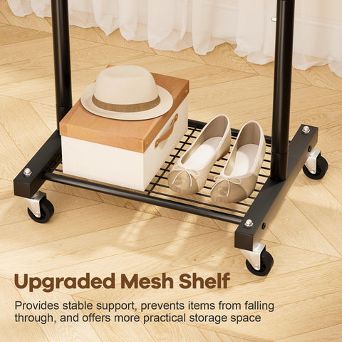 MISSLO easy assembly freestanding rack assembled in minutes.