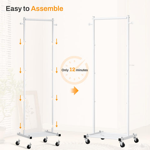 MISSLO easy-assembly design with labeled parts for quick setup.