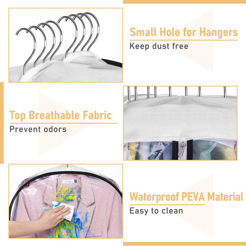 MISSLO neat edges and non-woven top fabric keep clothes tidy.
