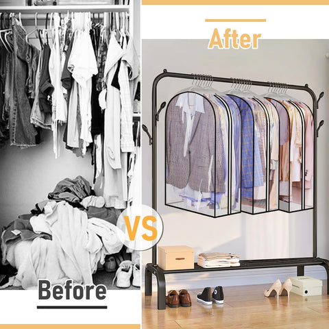 MISSLO three-pack set for versatile closet organization.