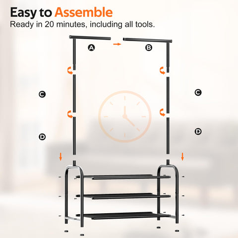 MISSLO shoe storage rack keeps entryways tidy and accessible