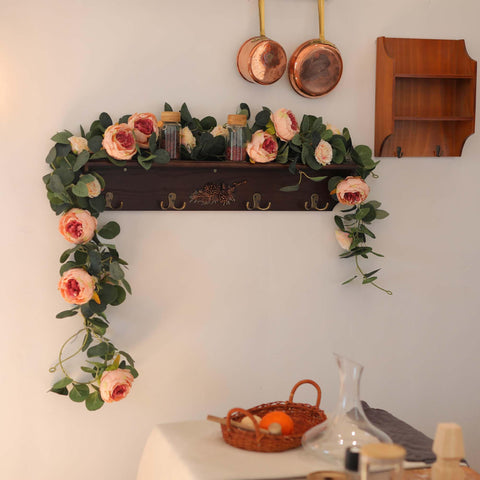 MISSPIN wedding arch and venue decor-ready garland with abundant settings.