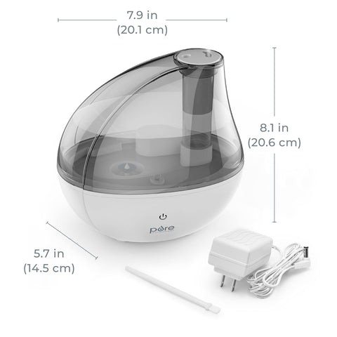 MistAire Silver auto shut-off feature keeps safety in check when water runs low.