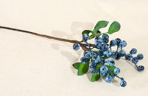 Mistari artificial blueberries stems in a vase for easy decor
