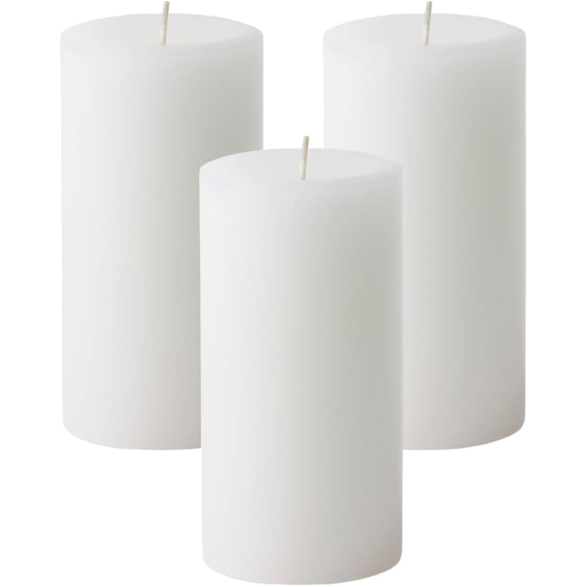 Mister Candle citronella pillar set 3x6 white for elegant outdoor ambiance
