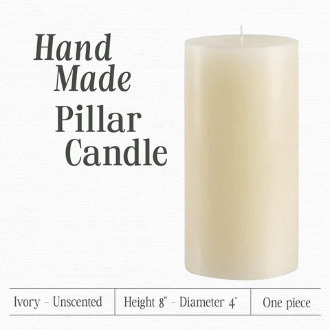 Mister Candle hand poured ivory candle showcases premium craftsmanship for home decor