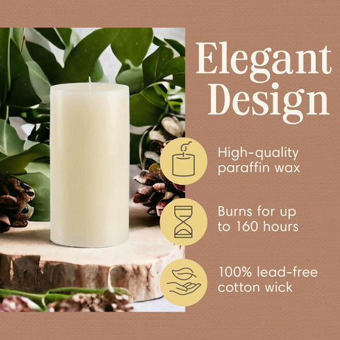 Mister Candle smokeless, dripless burn supports a calm, clean atmosphere