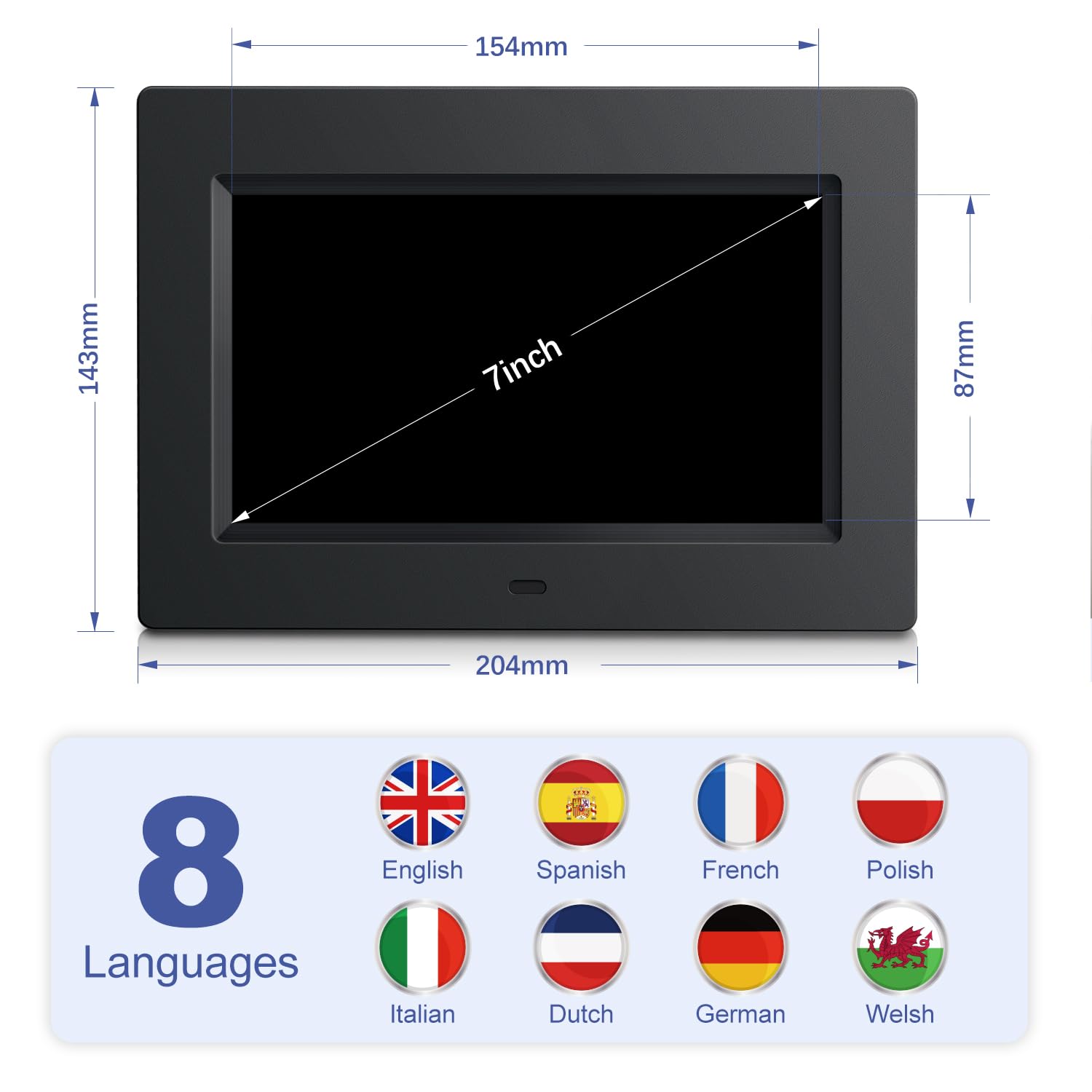 Mitoart automatic dimming night mode reduces glare for comfortable viewing.