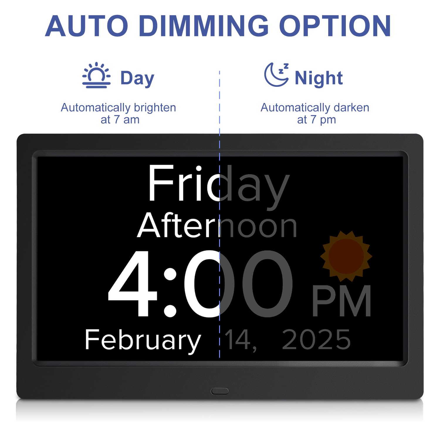 Mitoart multi-alarm settings helps with routines and reminders