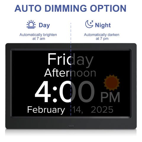 Mitoart multi-alarm settings helps with routines and reminders
