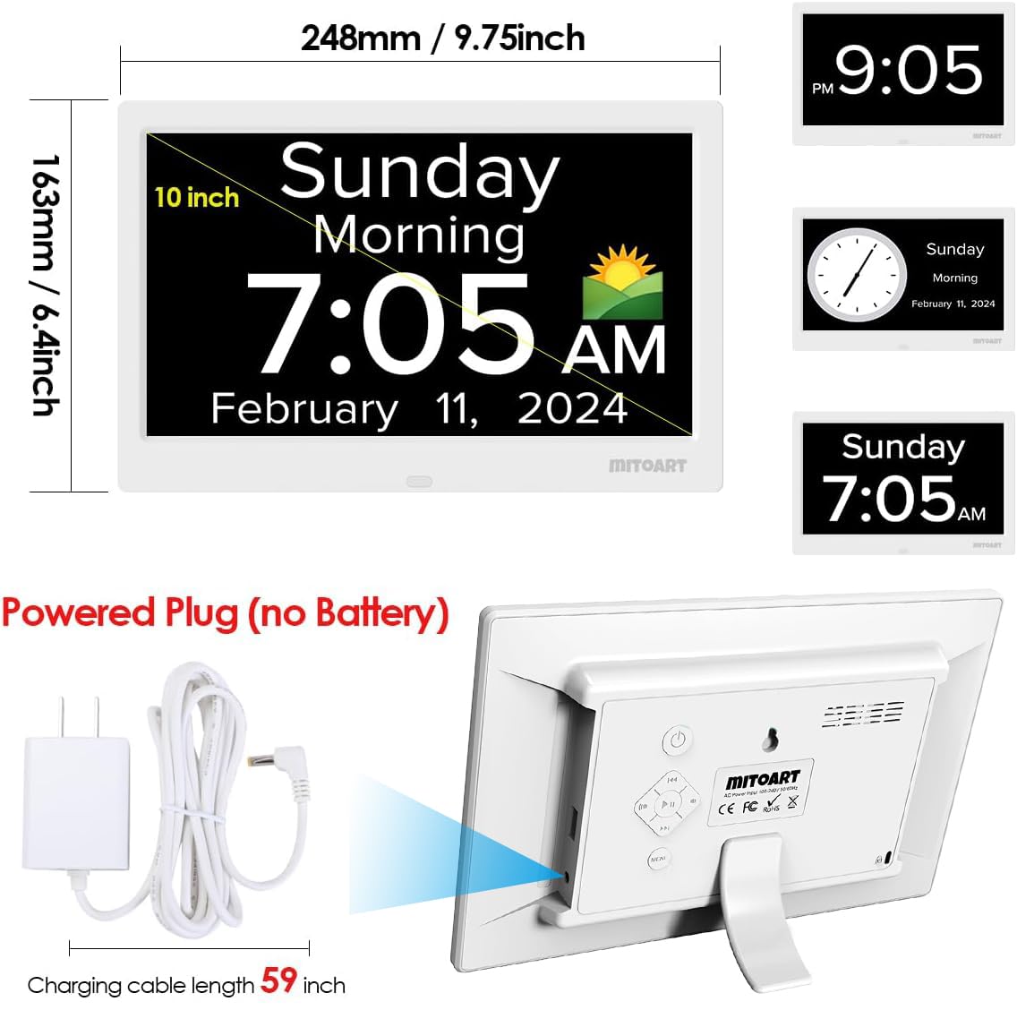 Mitoart simple one-click setup enables effortless daily use.