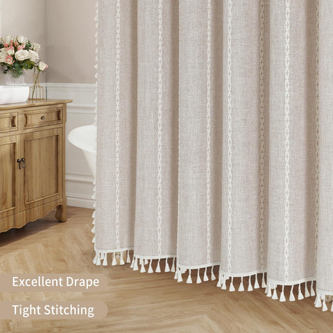 MitoVilla easy care curtain machine washable for quick upkeep