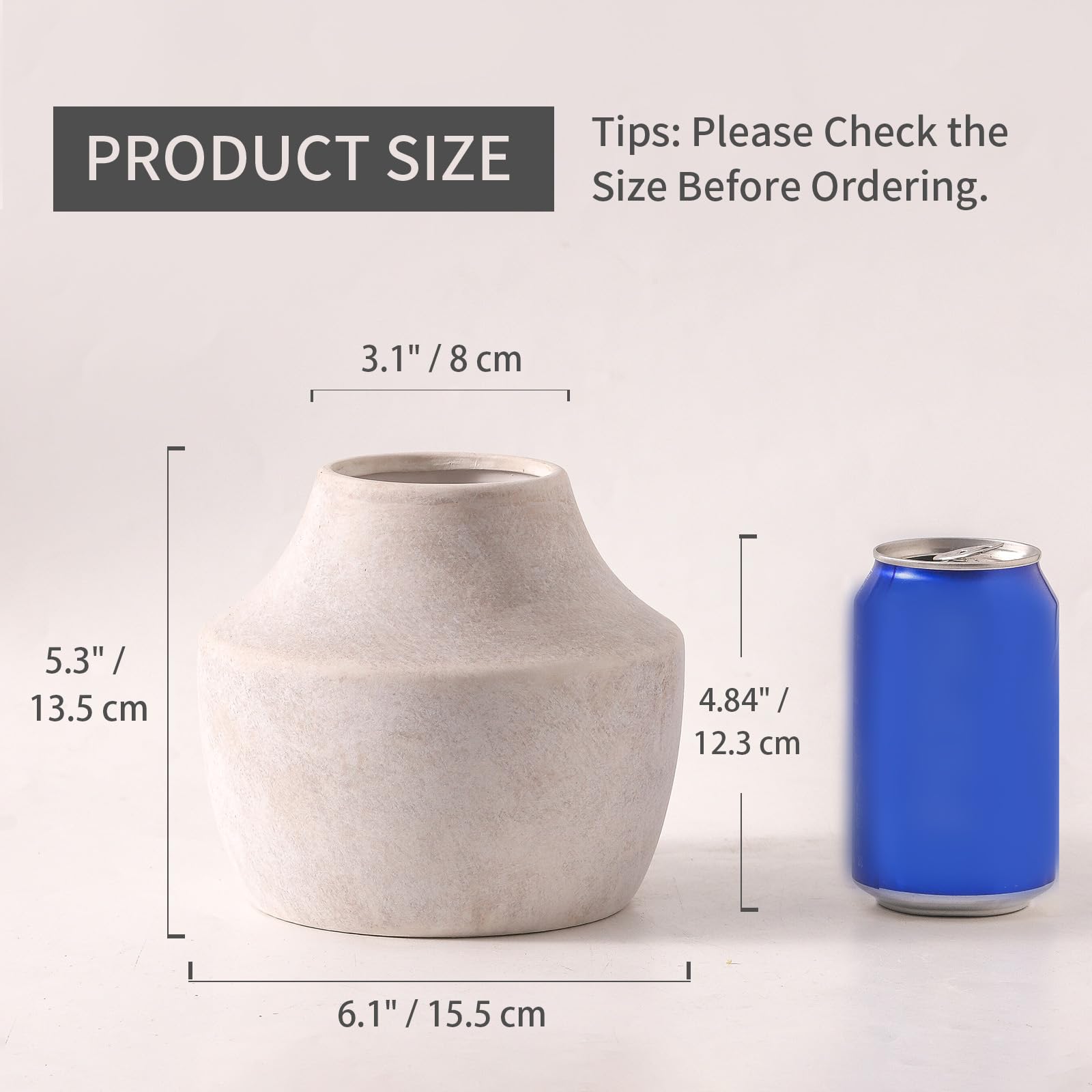 Mitt&Ditt small vase for dried florals brightens a desk or shelf.